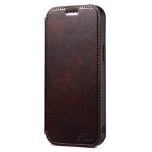 Lade das Bild in den Galerie-Viewer, Casekis Leather Wallet MagSafe Phone Case Brown