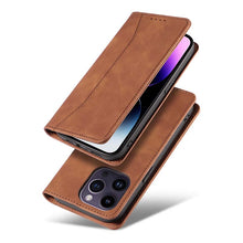 Lade das Bild in den Galerie-Viewer, Casekis Fashion Magnetic Phone Case Brown