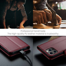 Lade das Bild in den Galerie-Viewer, Casekis RFID Cardholder Phone Case Red