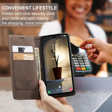 Lade das Bild in den Galerie-Viewer, Casekis Retro Wallet Case For Galaxy A15 5G