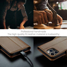 Lade das Bild in den Galerie-Viewer, Casekis RFID Cardholder Phone Case Brown