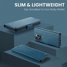 Lade das Bild in den Galerie-Viewer, Casekis RFID Cardholder Phone Case Blue