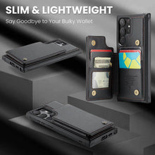 Lade das Bild in den Galerie-Viewer, Casekis RFID Cardholder Wallet Phone Case For Galaxy S22 Ultra