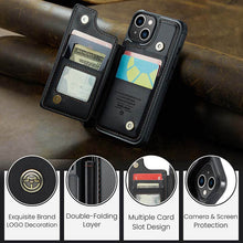 Load image into Gallery viewer, Casekis RFID Cardholder Wallet Phone Case For iPhone 13