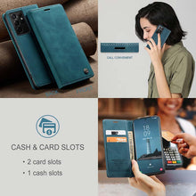 Load image into Gallery viewer, Casekis Carholder Retro Wallet Case For Galaxy S21 Ultra 5G