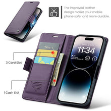 Lade das Bild in den Galerie-Viewer, Casekis RFID Cardholder Phone Case Purple