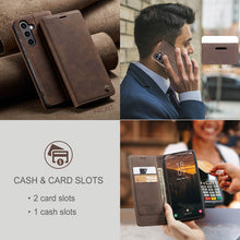 Lade das Bild in den Galerie-Viewer, Casekis Retro Wallet Case For Galaxy S23 FE 5G