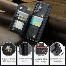 Lade das Bild in den Galerie-Viewer, Casekis RFID Cardholder Wallet Phone Case For Galaxy S22 Ultra