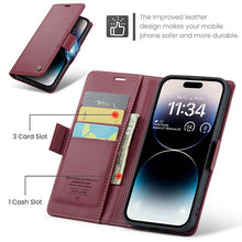 Lade das Bild in den Galerie-Viewer, Casekis RFID Cardholder Phone Case Red