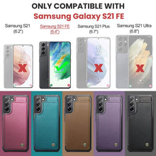 Load image into Gallery viewer, Casekis RFID Cardholder Wallet Phone Case For Galaxy S21 FE 5G