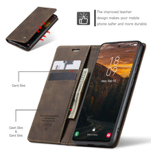 Lade das Bild in den Galerie-Viewer, Casekis Retro Wallet Case For Galaxy S23 FE 5G