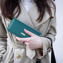 Lade das Bild in den Galerie-Viewer, Casekis Multifunctional Leather Crossbody Phone Bag Green
