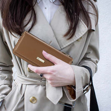 Lade das Bild in den Galerie-Viewer, Casekis Multifunctional Leather Crossbody Phone Bag Brown