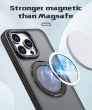 Lade das Bild in den Galerie-Viewer, Casekis Anti-shock Magsafe Stand Phone Case Black