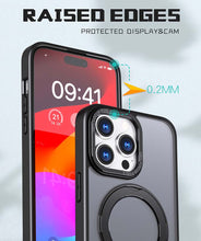 Lade das Bild in den Galerie-Viewer, Casekis Anti-shock Magsafe Stand Phone Case Black