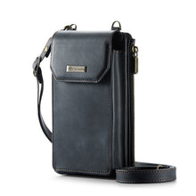 Lade das Bild in den Galerie-Viewer, Casekis Crossbody RFID Zipper Phone Bag Black
