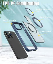 Lade das Bild in den Galerie-Viewer, Casekis Anti-shock Magsafe Stand Phone Case Blue