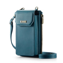 Lade das Bild in den Galerie-Viewer, Casekis Crossbody RFID Zipper Phone Bag Blue