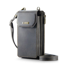 Lade das Bild in den Galerie-Viewer, Casekis Crossbody RFID Zipper Phone Bag Coffee