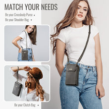 Lade das Bild in den Galerie-Viewer, Casekis Crossbody RFID Zipper Phone Bag Coffee