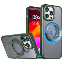 Lade das Bild in den Galerie-Viewer, Casekis Anti-shock Magsafe Stand Phone Case Green