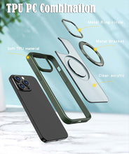 Lade das Bild in den Galerie-Viewer, Casekis Anti-shock Magsafe Stand Phone Case Green