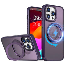 Lade das Bild in den Galerie-Viewer, Casekis Anti-shock Magsafe Stand Phone Case Purple