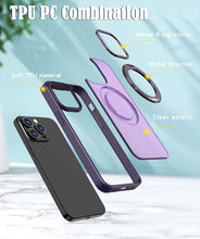 Lade das Bild in den Galerie-Viewer, Casekis Anti-shock Magsafe Stand Phone Case Purple