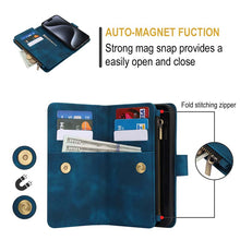 Lade das Bild in den Galerie-Viewer, Casekis Crossbody 9 Card Holder Phone Case Navy Blue