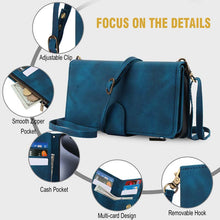 Lade das Bild in den Galerie-Viewer, Casekis Crossbody 9 Card Holder Phone Case Navy Blue