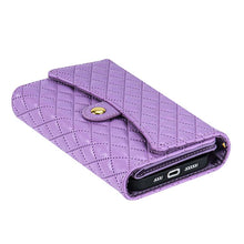 Lade das Bild in den Galerie-Viewer, Casekis 7-Slot Foldable Crossbody Wallet Phone Case Purple
