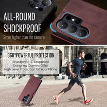 Lade das Bild in den Galerie-Viewer, Casekis Retro Wallet Case Red