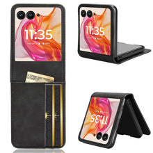 Lade das Bild in den Galerie-Viewer, Casekis Folding Multi-card Leather Case for Moto Razr 50 Ultra