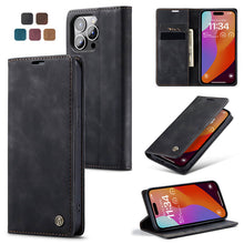 Load image into Gallery viewer, Casekis Retro Wallet Case For iPhone 15 Pro
