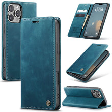 Load image into Gallery viewer, Casekis Retro Wallet Case For iPhone 16 Pro Max