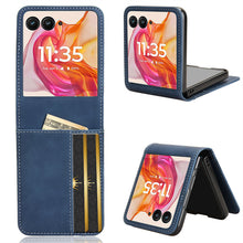 Lade das Bild in den Galerie-Viewer, Casekis Folding Multi-card Leather Case for Moto Razr 50 Ultra