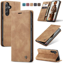 Lade das Bild in den Galerie-Viewer, Casekis Retro Wallet Case for Galaxy A35 5G