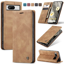 Load image into Gallery viewer, Casekis Retro Wallet Case For Pixel 8 5G