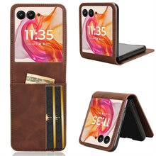 Lade das Bild in den Galerie-Viewer, Casekis Folding Multi-card Leather Case for Moto Razr 50 Ultra