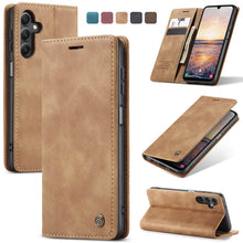 Lade das Bild in den Galerie-Viewer, Casekis Retro Wallet Case For Galaxy A15 5G