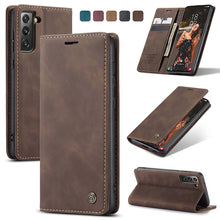 Lade das Bild in den Galerie-Viewer, Casekis Retro Wallet Case For Casekis S21 Plus 5G