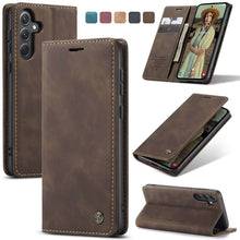 Lade das Bild in den Galerie-Viewer, Casekis Retro Wallet Case for Galaxy A35 5G