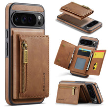 Lade das Bild in den Galerie-Viewer, Casekis RFID Magnetic Detachable Leather Wallet Phone Case Brown