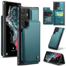 Lade das Bild in den Galerie-Viewer, Casekis RFID Cardholder Wallet Phone Case For Galaxy S22 Ultra