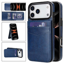 Lade das Bild in den Galerie-Viewer, Casekis Bracket Card Slot Phone Case Blue