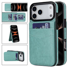 Load image into Gallery viewer, Casekis Bracket Card Slot Phone Case Green