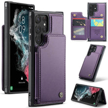 Lade das Bild in den Galerie-Viewer, Casekis RFID Cardholder Wallet Phone Case For Galaxy S22 Ultra