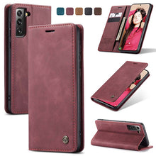 Load image into Gallery viewer, Casekis Retro Wallet Case For Galaxy S21 FE 5G