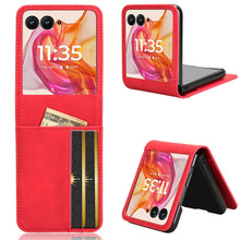 Lade das Bild in den Galerie-Viewer, Casekis Folding Multi-card Leather Case for Moto Razr 50 Ultra