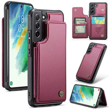 Load image into Gallery viewer, Casekis RFID Cardholder Wallet Phone Case For Galaxy S21 FE 5G